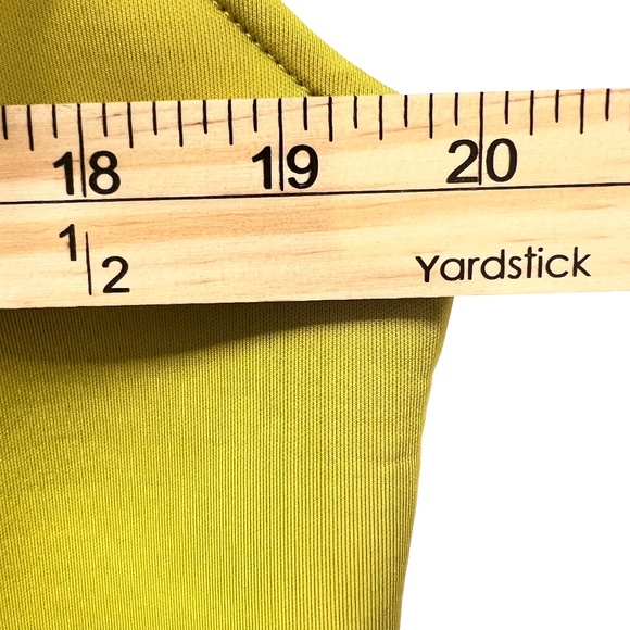 #A067  FT INC Lime Green Ruffle Top with Pearl Trim – Size XL (NWT) - Picture 5 of 7